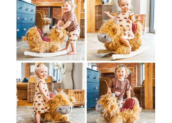 Free Blade & Rose Rocking Highland Cow