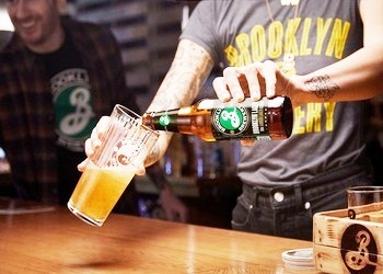 Free pint of Brooklyn Brewery Beer