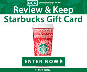 Review Starbucks with a £10 voucher