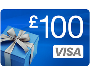 Earn a £100 VISA gift card*