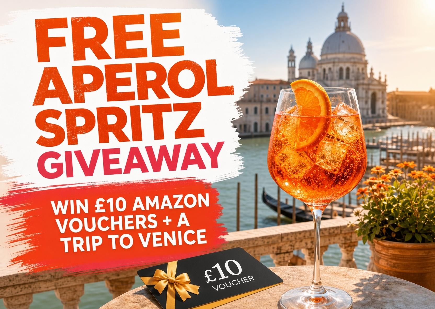 Free Aperol Spritz Giveaway