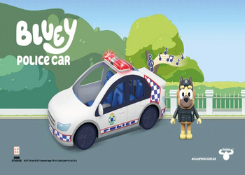 Free Bluey Police Car
