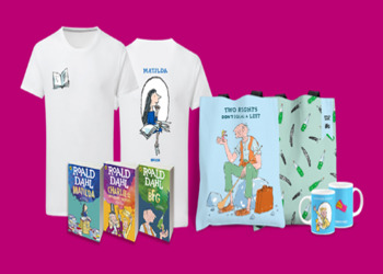 Free Roald Dahl t-shirts, books, tote bags & more