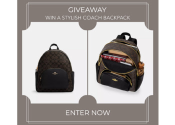 Win a Stylish Coach Court Backpack