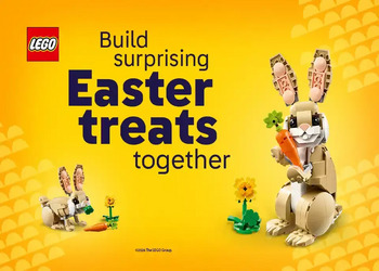 Free Easter Bunny LEGO [Argos – 4 April]