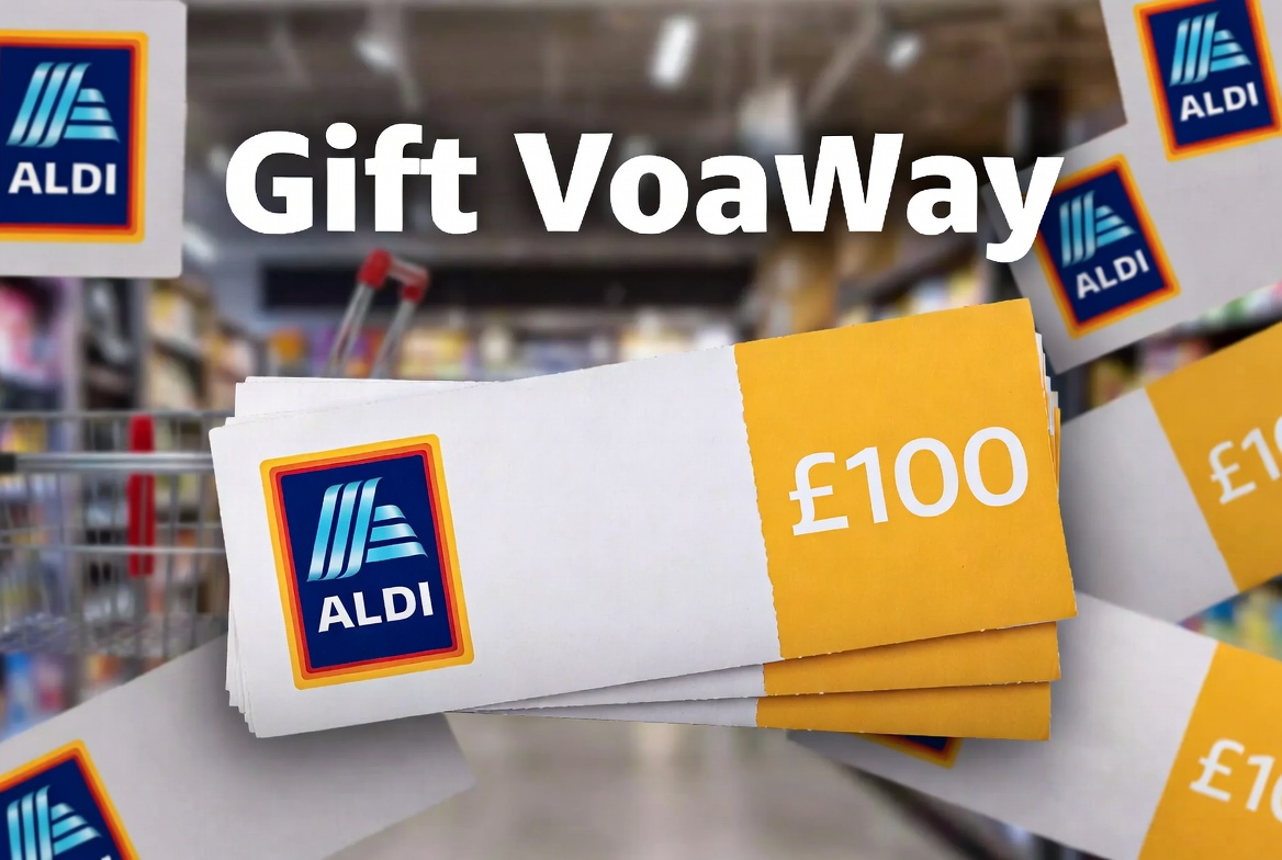 Win 1 of 10 £100 Aldi Vouchers
