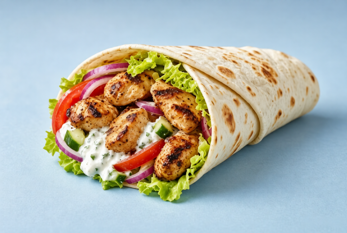 Free Souvlaki Wrap at The Real Greek