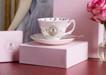 Free Queen Elizabeth II Centenary Teacup & Saucer