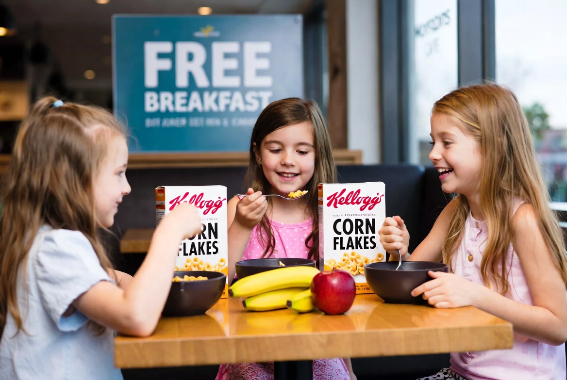 Free Kellogg's Breakfast at Morrisons Café