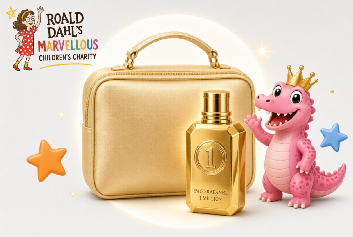 Free Perfume & a Victoria Green Gold Wash Bag