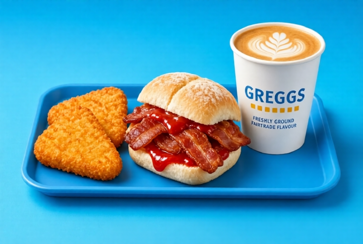Free Greggs Breakfast Roll and a Hot Drink