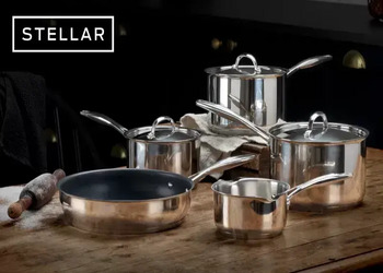 Win a Stellar 5-Piece Saucepan Set Worth £275