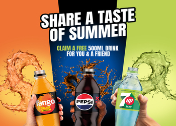 Free Tango, Pepsi or 7Up Bottle