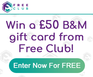 FREE £50 B&M Gift Card