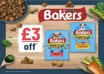 Free £3 Voucher for Bakers Dry Dog Food